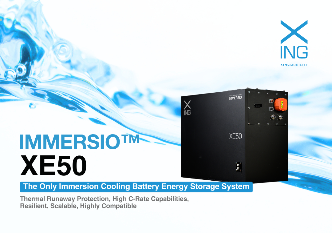 XING Mobility Unveils IMMERSIO™ XE50, a Game-Changer for Energy Storage System Market