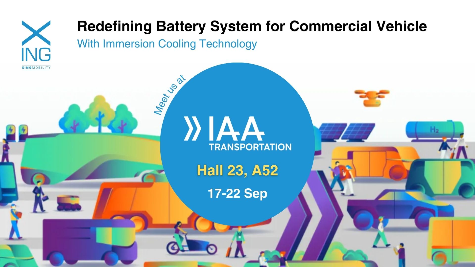 XING Mobility Unveils Innovative Immersion Cooling Battery System at IAA Transportation 2024